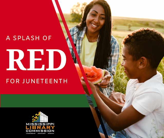 A Splash of Red for Juneteenth