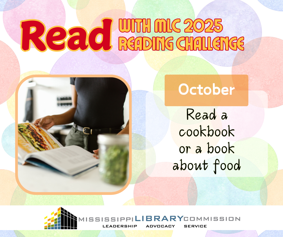 Read with MLC Reading Challenge: Read a cookbook or a book about food.