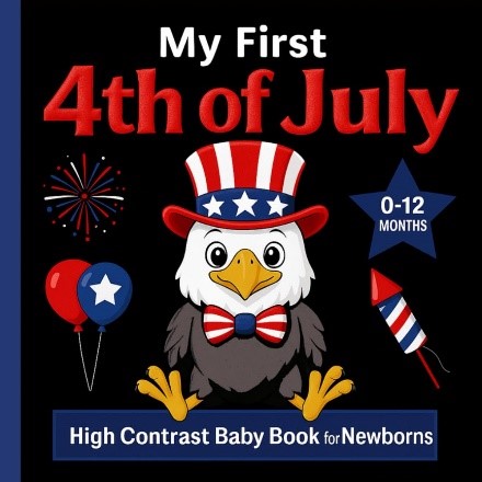 My First 4th of July My First 4th of July: High Contrast Baby Book for Newborns.